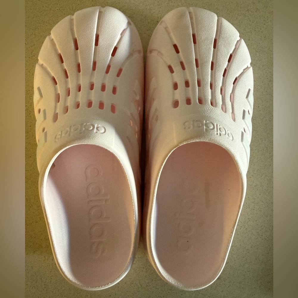 Adidas Adilette Rare Women's Pink Slide Clogs/Shoes - Picture 2 of 4